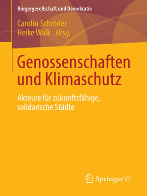 cover image of Genossenschaften und Klimaschutz